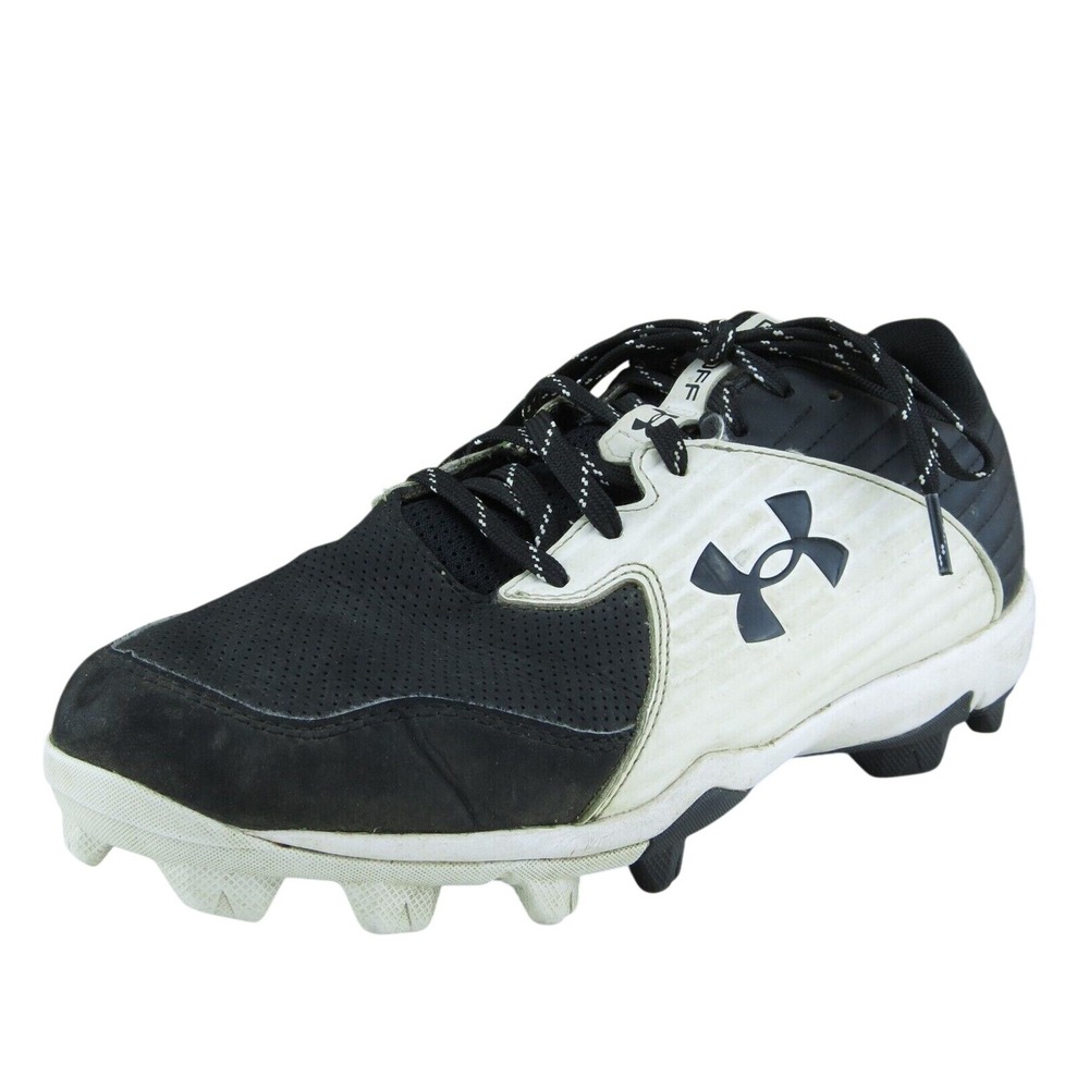 Under Armour Men Sneaker Shoes Leadoff Black Synthetic Lace Up Size 8 Medium